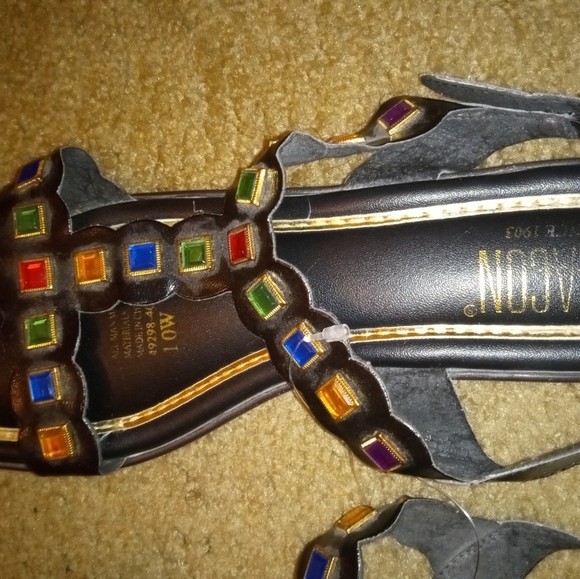 Vtg 60s gladiator Sandals - Picture 3 of 3